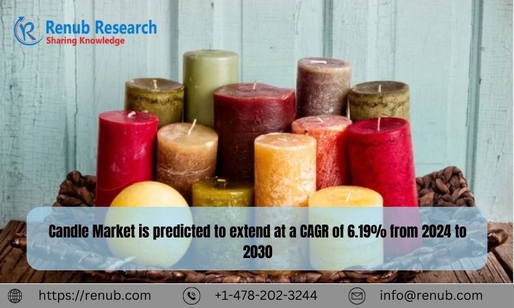 Global Candle Market Forecasts a 6.19% CAGR Growth from 2024 to 2030 ⅼ Renub Research