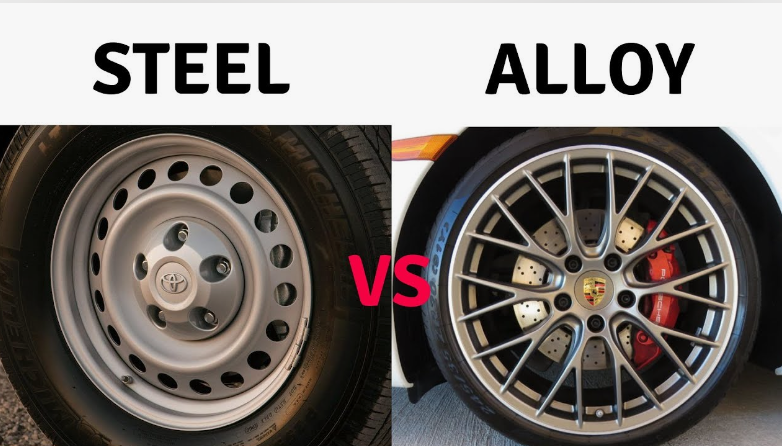 alloy vs. steel wheel