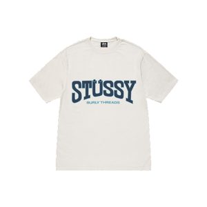 The Burly Threads Stussy T-Shirt Blanc