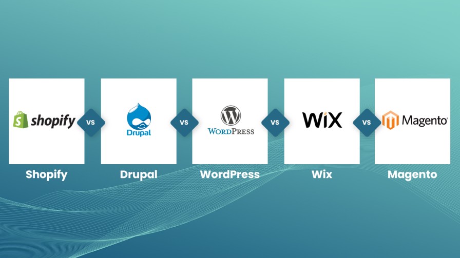 Shopify vs Drupal vs WordPress vs Wix And Magento | SpireHubs