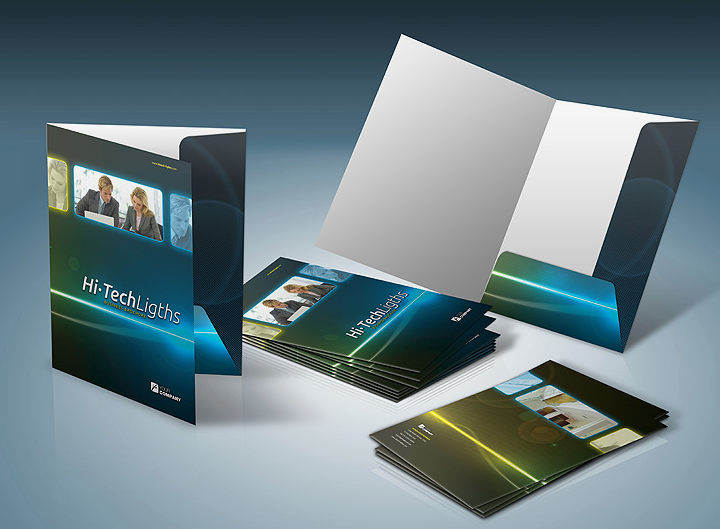 personalized presentation folders