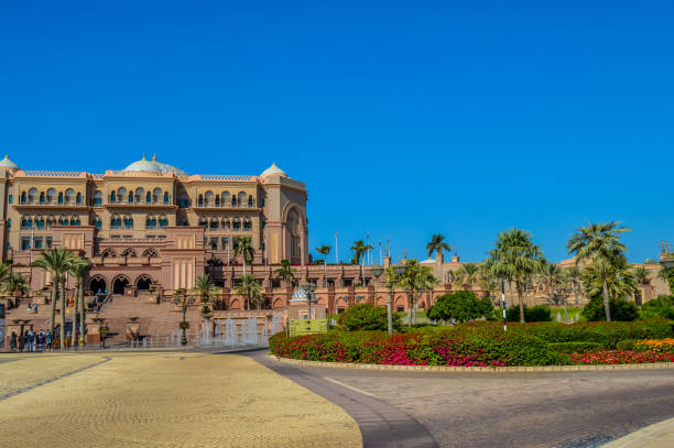 Lush landscaped garden in Dubai featuring vibrant flowers, greenery, and well-maintained pathways, showcasing professional landscaping.